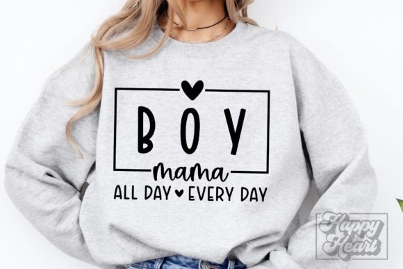 Boy Mama SVG – A Practical Embroidery Design for Mom-Centric Projects