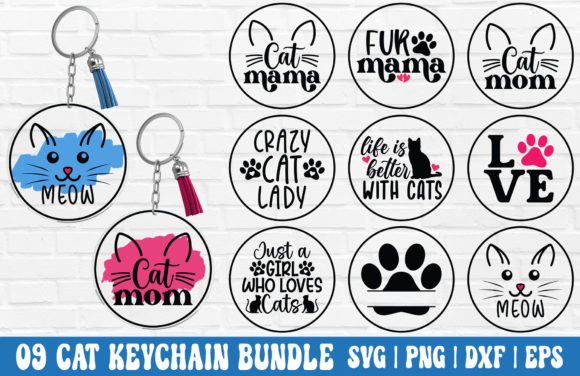 Cat Mom Keychain SVG Bundle – A Designer’s Real-World Embroidery Review
