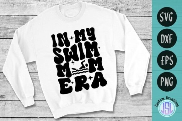 In My Swim Mom Era SVG Cut File Review