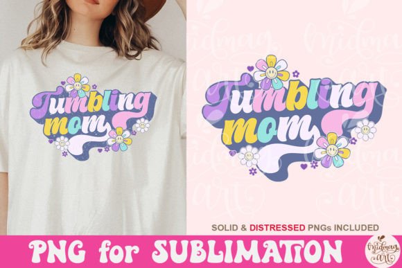 Tumbling Mom PNG Svg Gymnastics Design Review