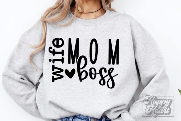Wife Mom Boss SVG - Entrepreneur Mom PNG Review